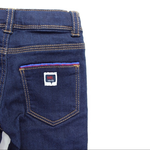 Ikks Baby Dark Wash Jeans 12 Months - Picture 6 of 8